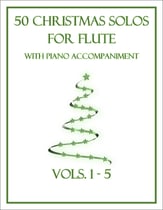 50 Christmas Solos for Flute with Piano Accompaniment P.O.D. cover